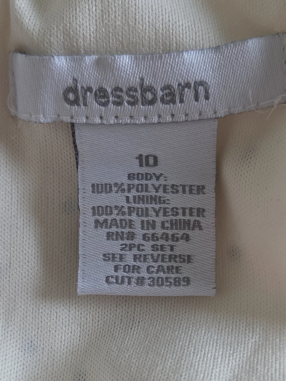 dressbarn Cream Ivory and Black Floral A-Line Lined Midi Skirt Vintage Zip-up 10
